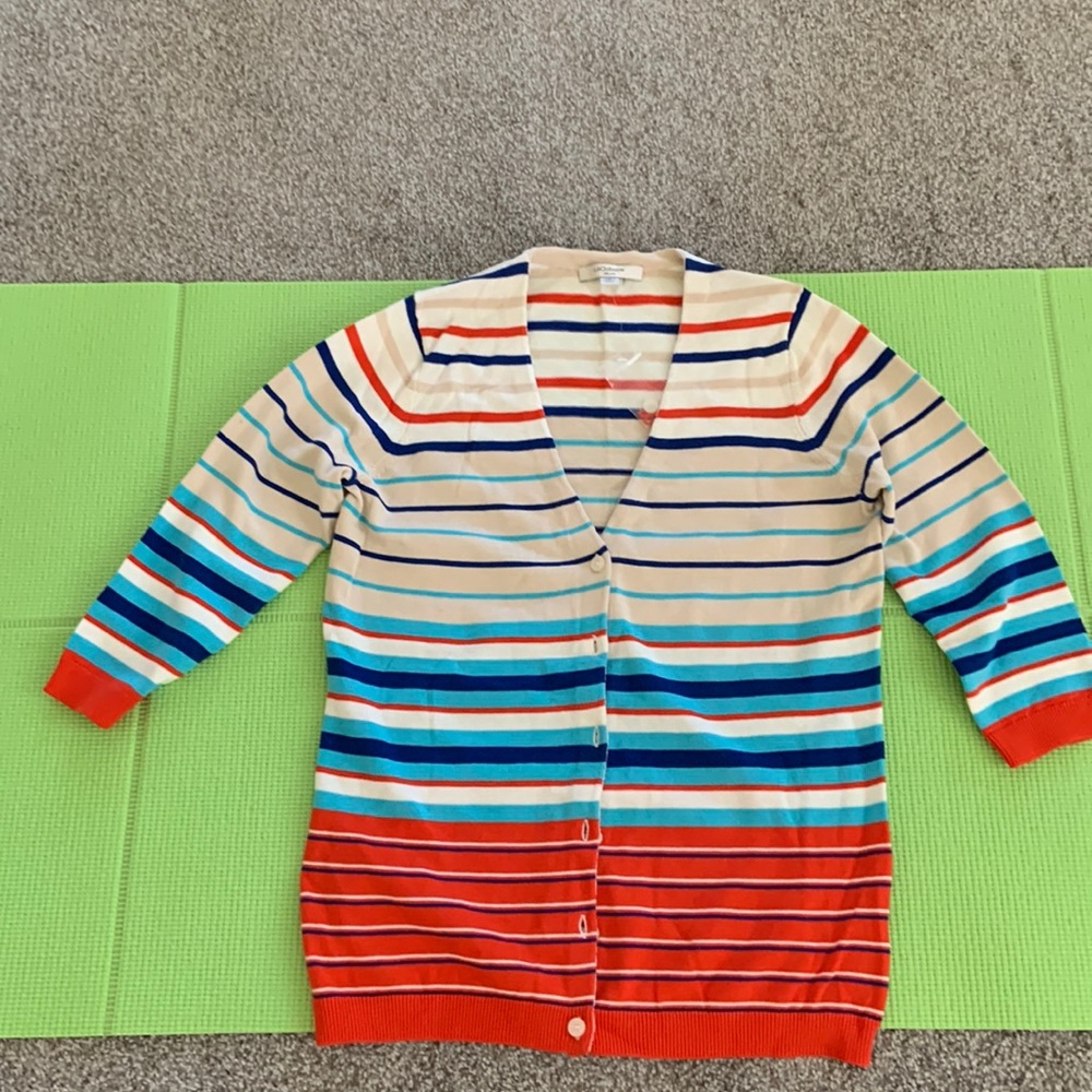 Liz Claiborne NY stripe cardigan